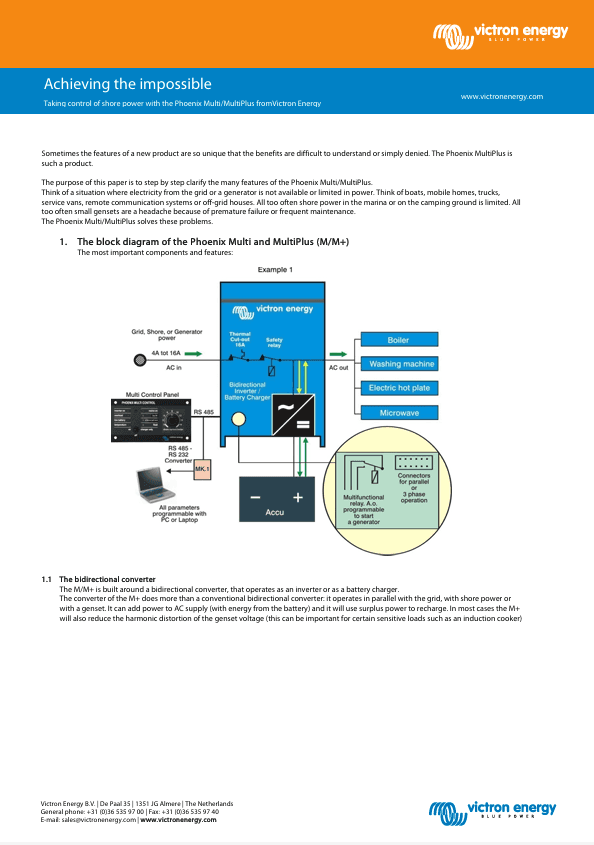 Technical information | Victron Energy