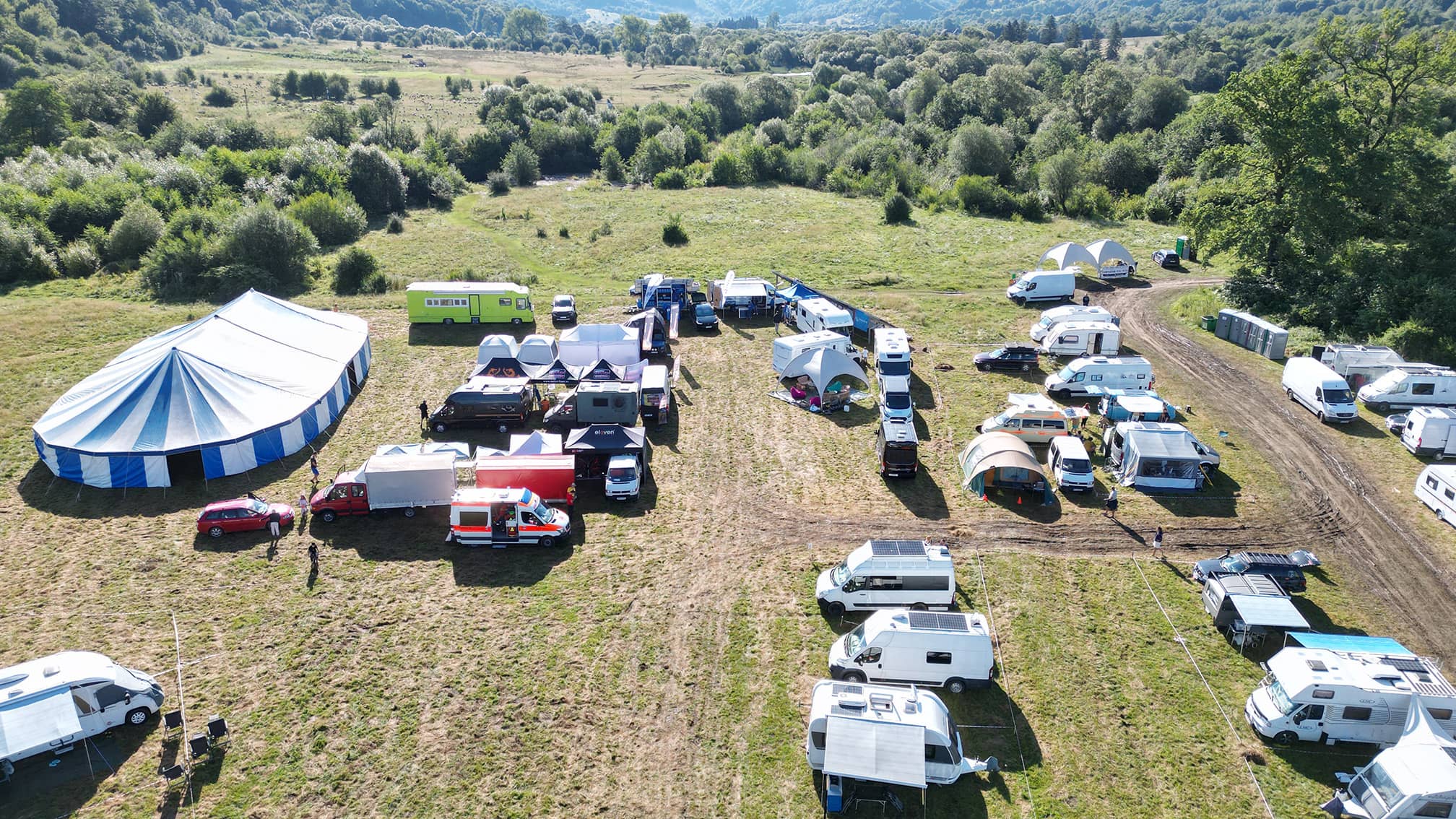 Camperfest 2023 Aerial photo