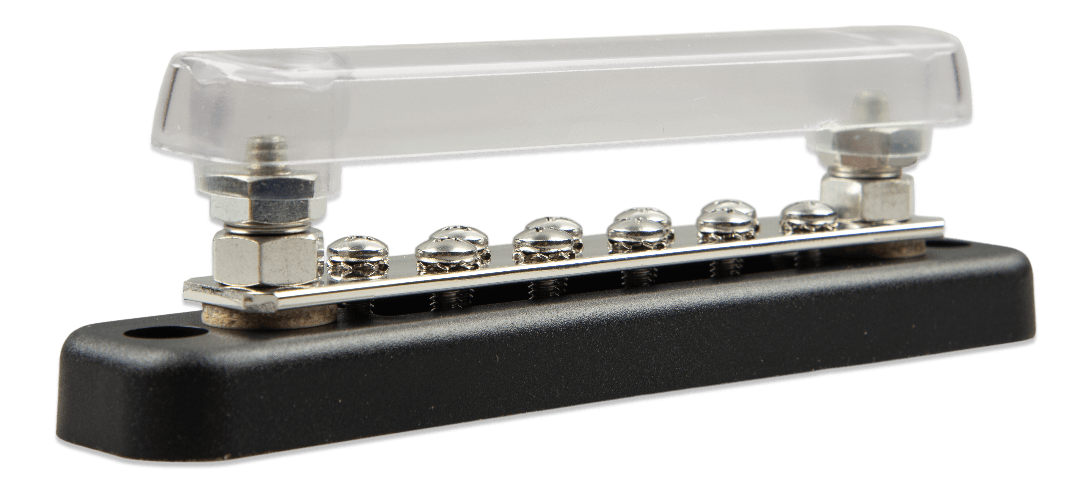 VBB115021020 - Busbar 150A 2P with 10 screws + cover (with cover right)  thumbnail