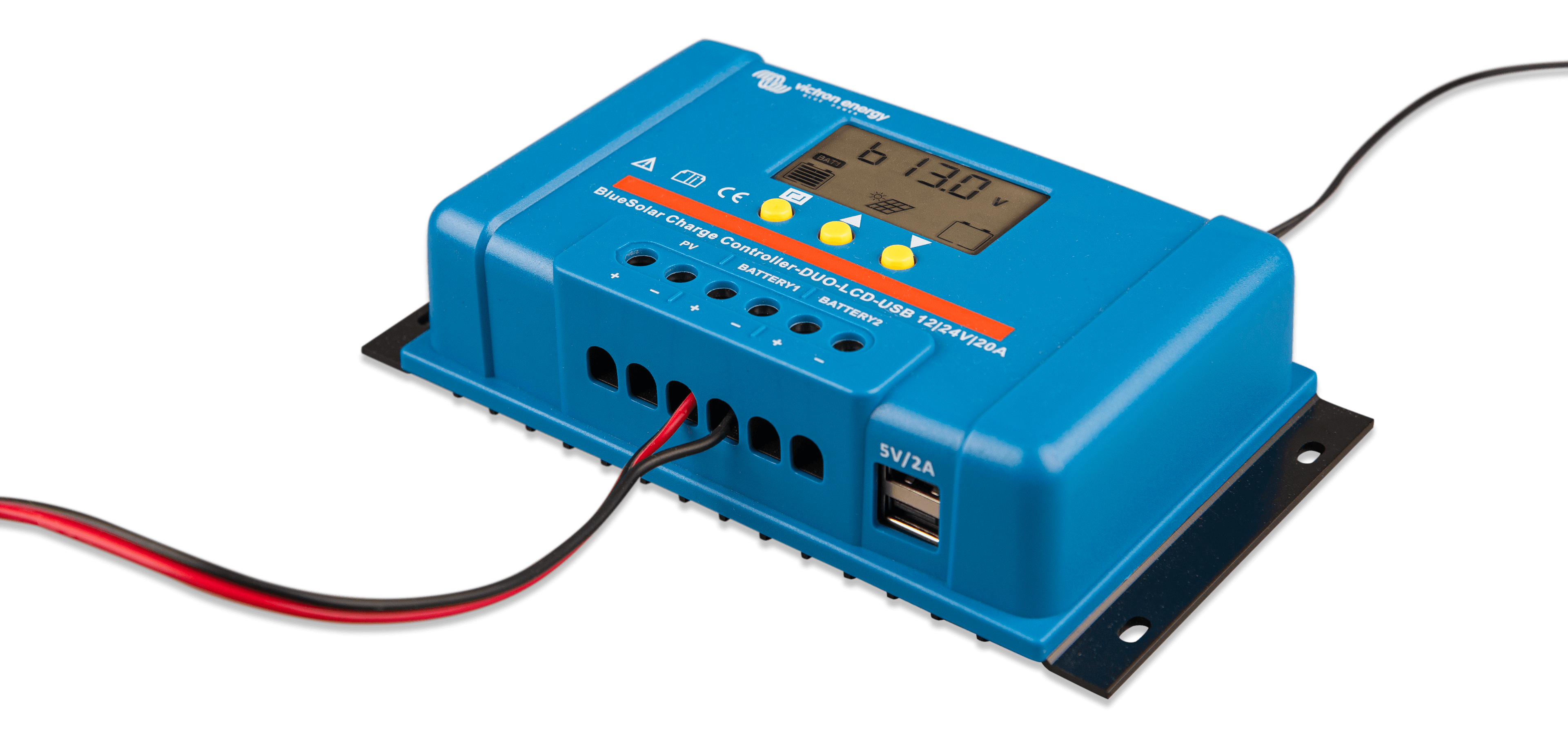 BlueSolar Charge Controller DUO LCD USB 12/24V-20A (front left display) thumbnail