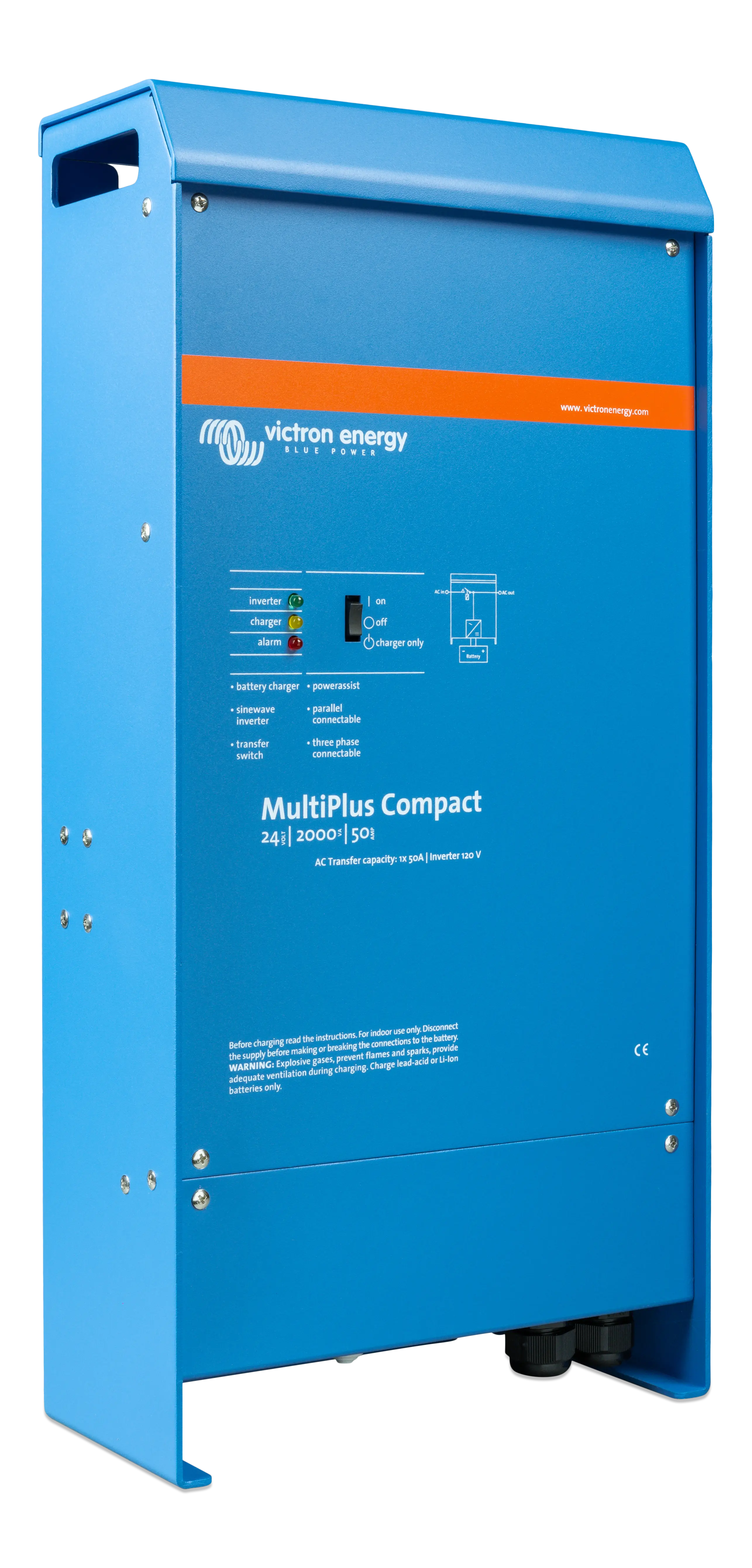 MultiPlus Compact 24V 2000VA 50A 50A 120V VE-Bus (right) thumbnail