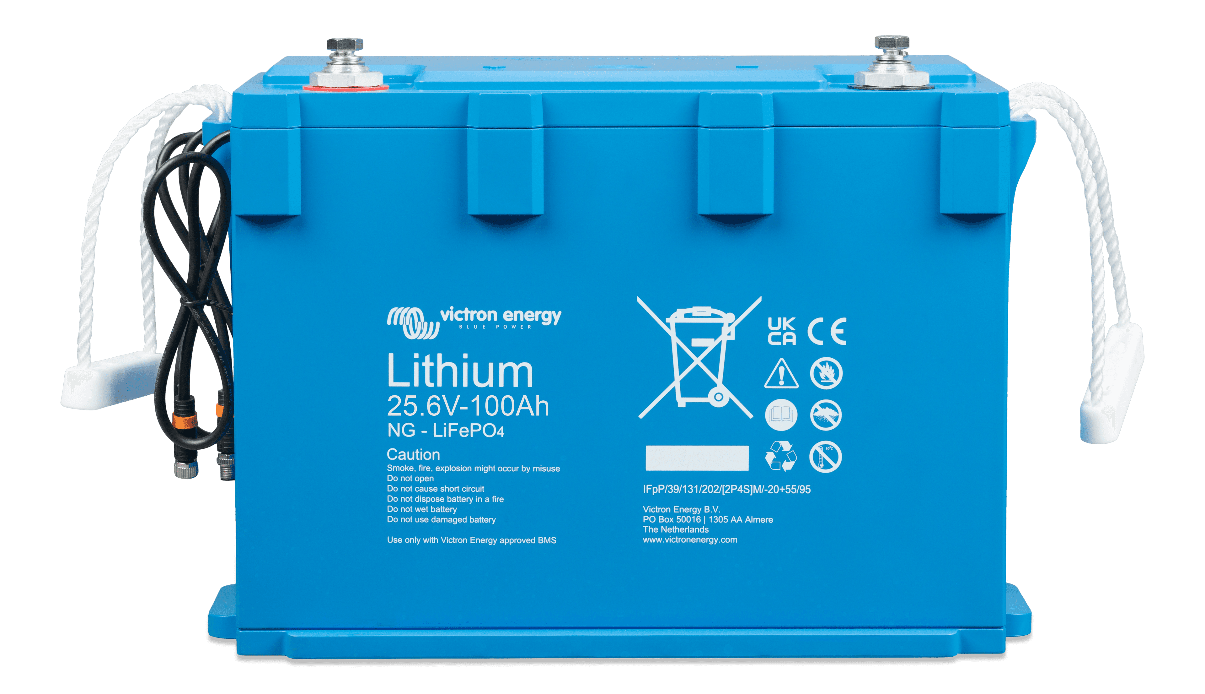 LiFePO4 Battery 25.6V 100Ah NG (front-angle) thumbnail