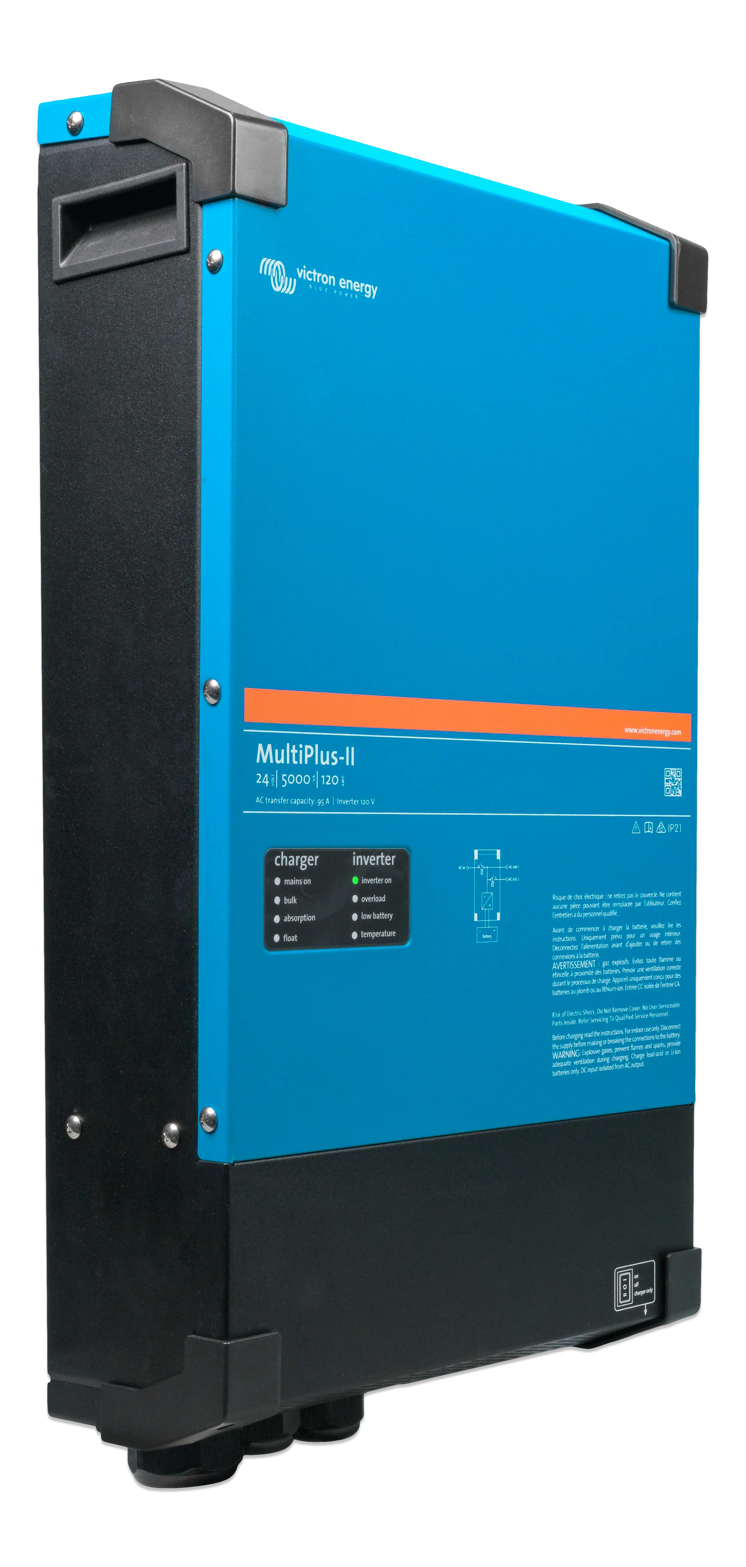 MultiPlus-II 24V 5kVA 120-95 120V (left)  thumbnail