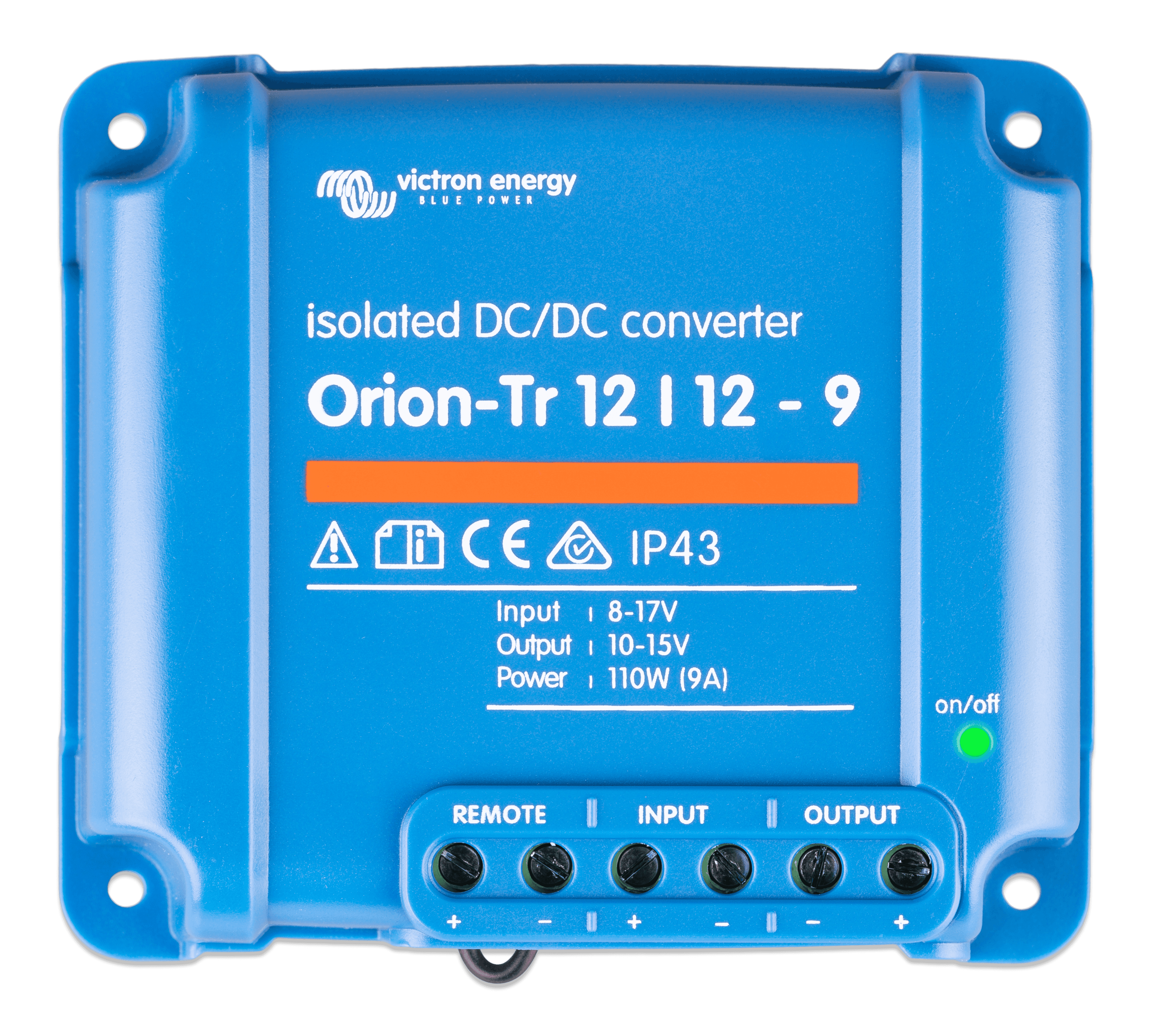 Orion-Tr 12/12-9A (110W) Isolated DC-DC converter (top)  thumbnail