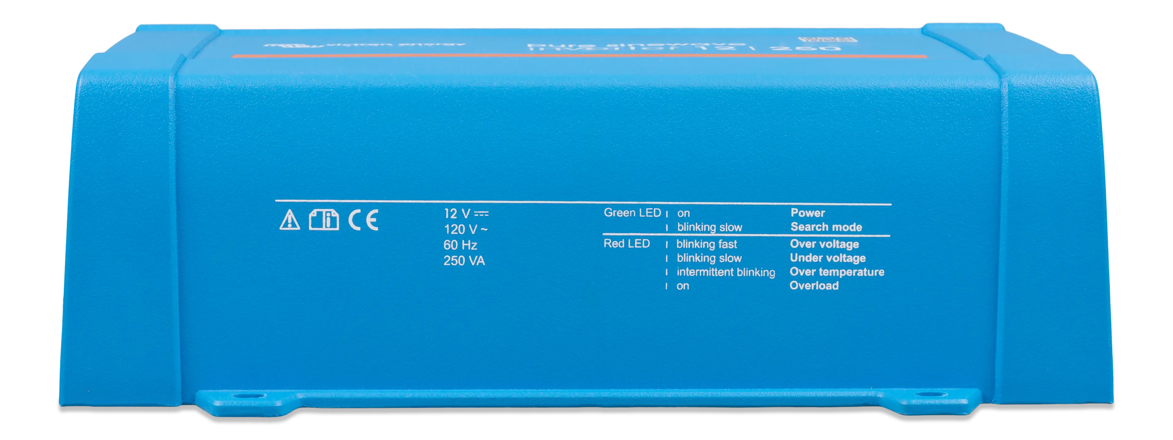 Inverter 12V 250VA 120V (side) thumbnail