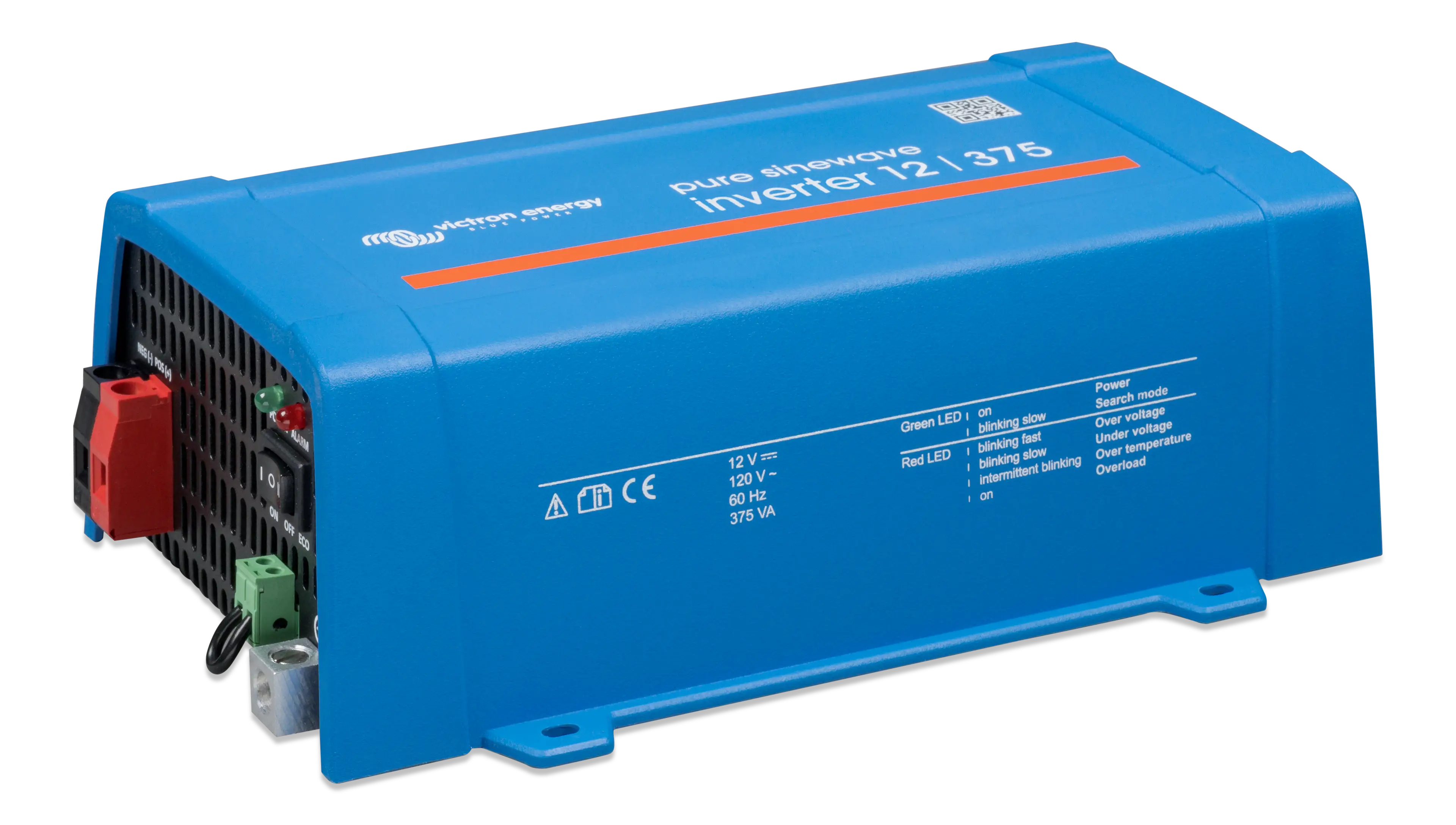 Inverter 12V 375VA 120V VE.Direct NEMA 5-15R (right) thumbnail