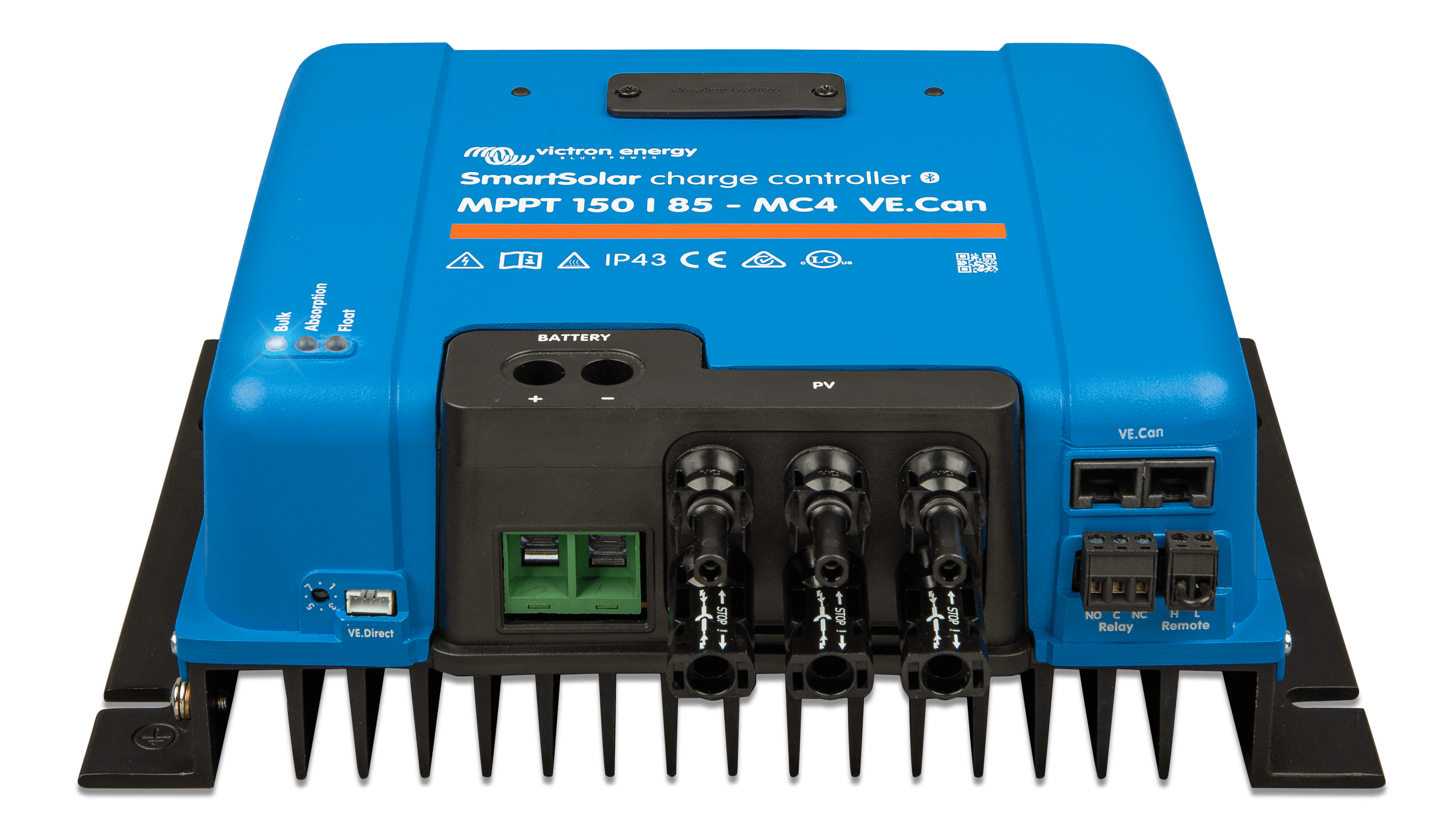 SmartSolar MPPT 150/85 MC4 VE.Can (front-angle) thumbnail