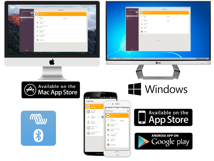 Victronconnect V1 2 Released Now Includes Mac Os X Windows Pc Victron Energy