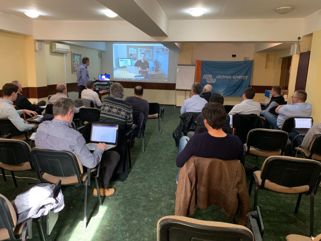 Webinar for Victron Energy Distributors in Romania