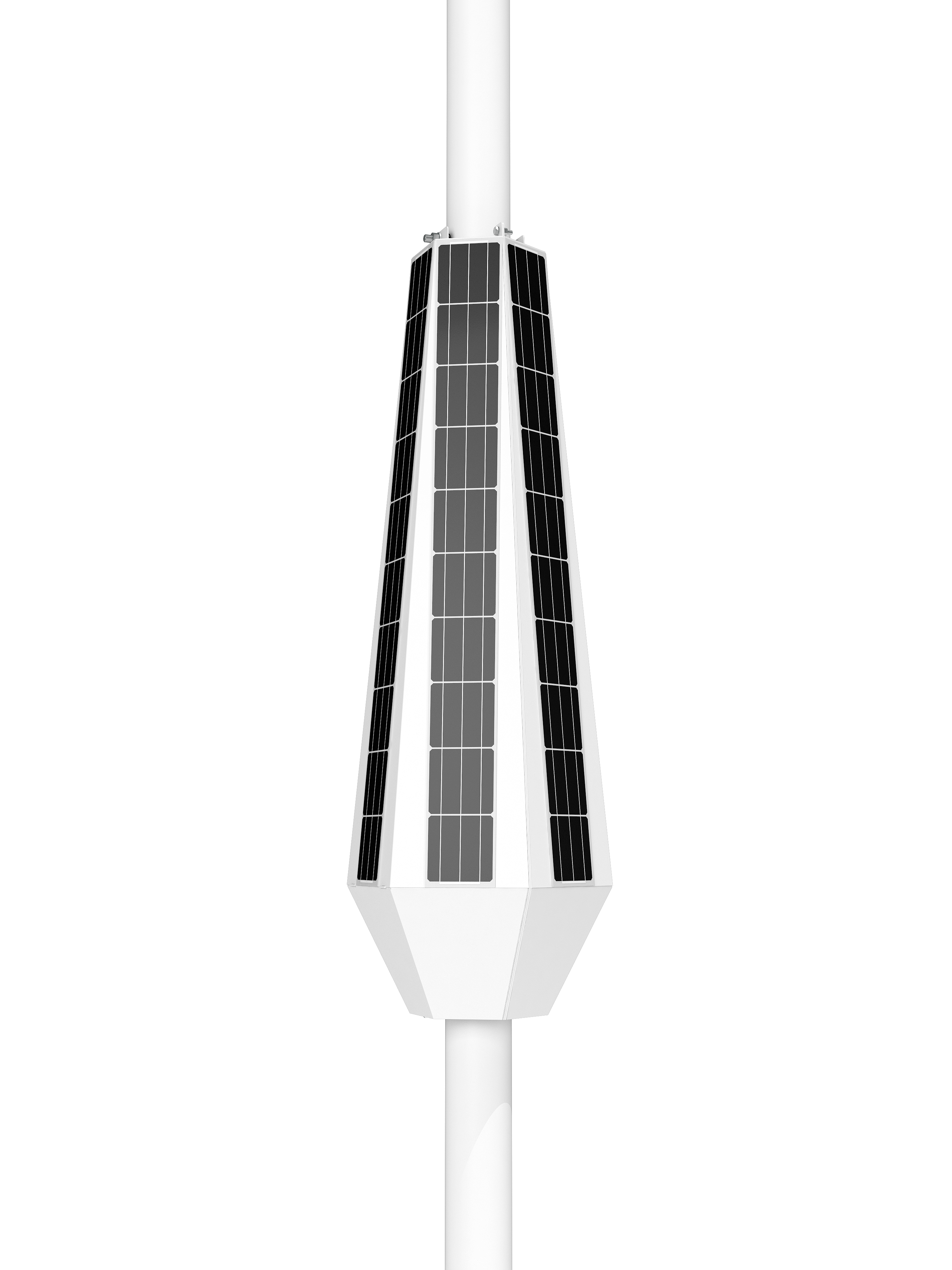 Solar street outlet light pole