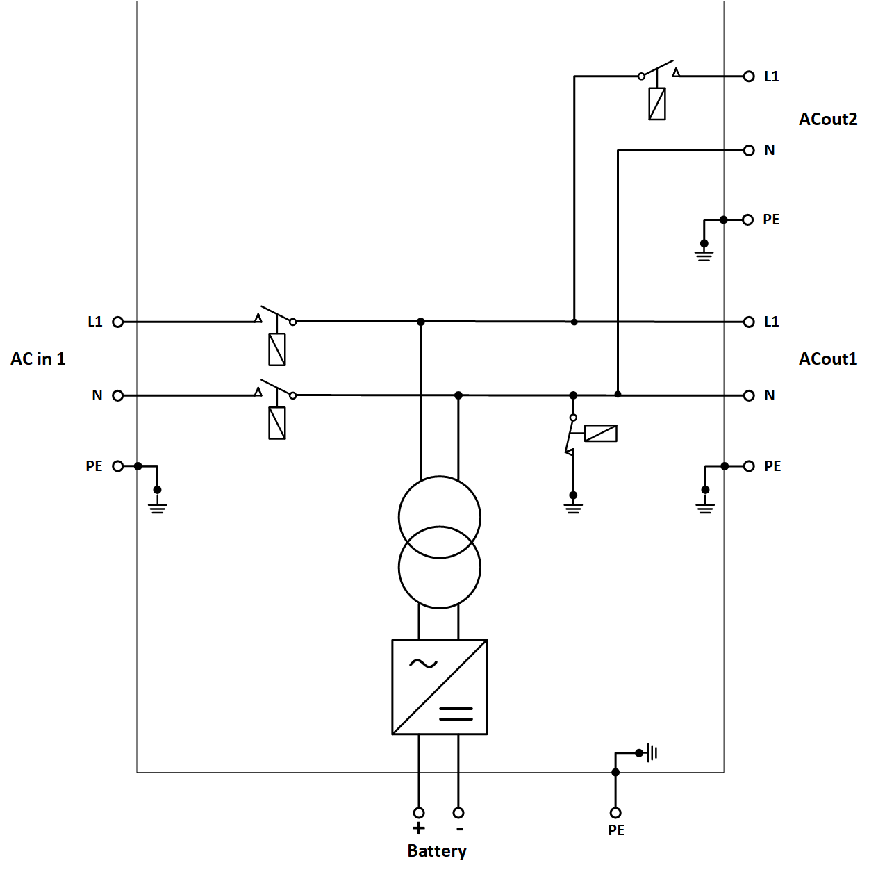 Internal wiring diagram MP-CL