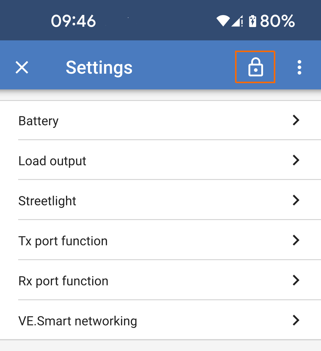 VictronConnect_Settings_lock_Unlocked_settings.png