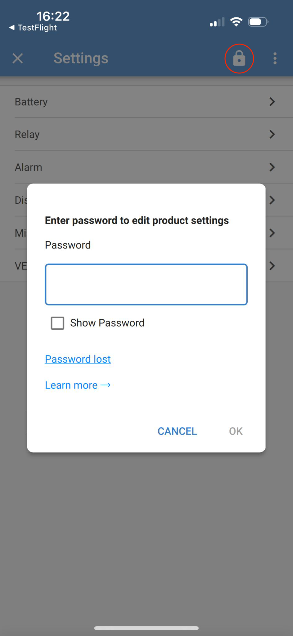 VictronConnect_Settings_Lock_Obtaining_Access.png