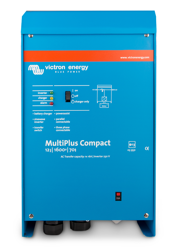 Victron MultiPlus Wechselrichter 12V / 24V / 48V - 500VA bis 1600VA
