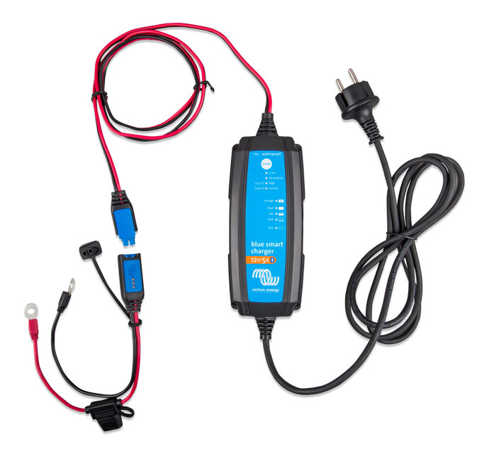 VICTRON ENERGY Batteriewächter für Blue Smart IP65 Ladegeräte M8 30A  Batteriewächter Universal, 12.0 Volt, Ah, Schwarz