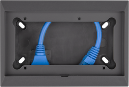 Wall mount enclosure for 65 x 120mm GX panels