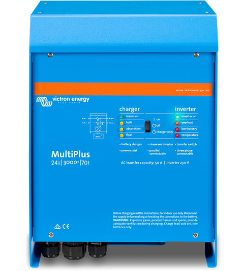 Inverter/chargers - Victron Energy 24 volt solar power wiring diagram 