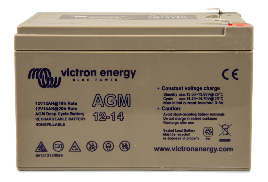 Victron AGM 12V 130Ah Deep Cycle Akku Batterie  Solarbatterie Zyklenfest VRLA 