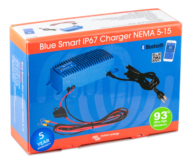230V Victron Energy Blue Smart IP67 Charger 24/12 1 