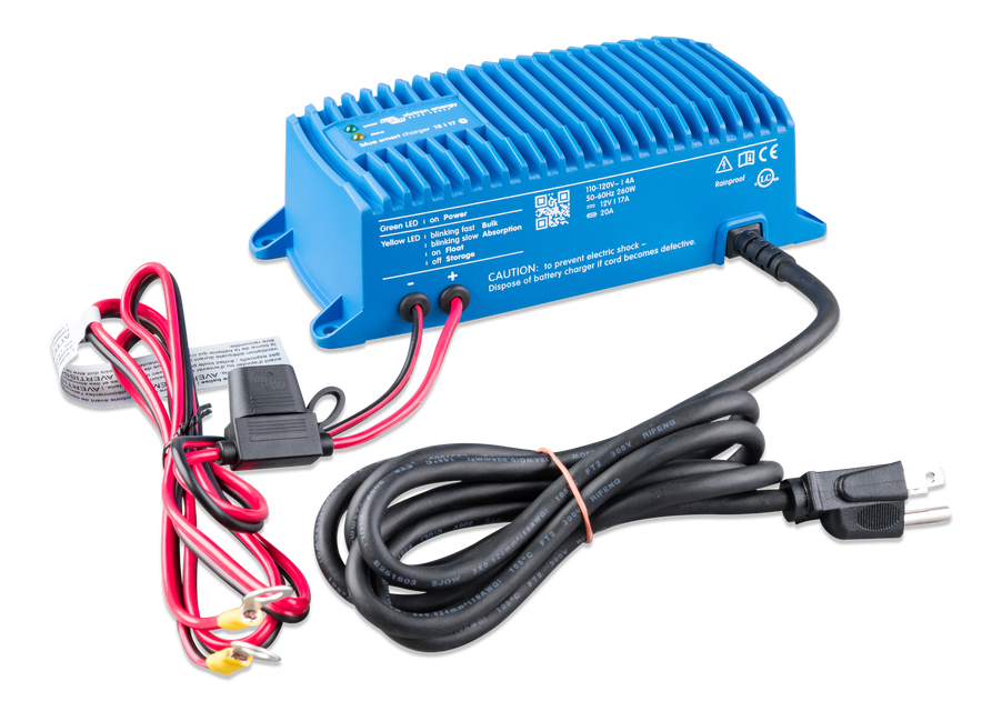 VICTRON - Blue Smart 12V | 13A | IP67 | 230V (Schuko) Charger/Ladegerät mit  1 Ladeausgang