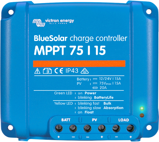 MPPT 4-LED Solarladeregler Solarregler Laderegler 24/ 36 48 60 72V