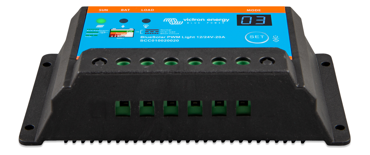 Victron Energy - Régulateur solaire PWM 20A LCD&USB - 12/24V