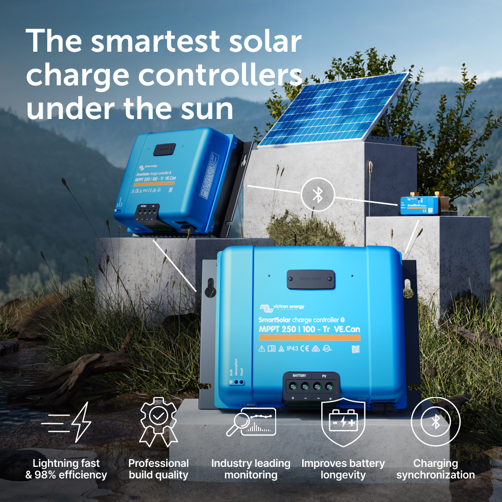 Victron SmartSolar MPPT 100/20 Solar-Laderegler, 12/24/48V, 20A