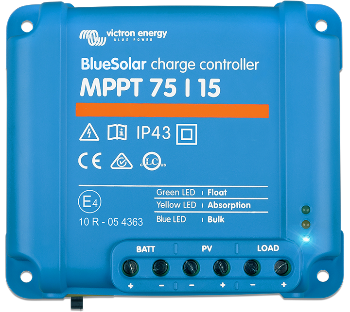 BlueSolar MPPT 75/10, 75/15 & 100/15 (12 / 24 Volt + load output) - Victron  Energy