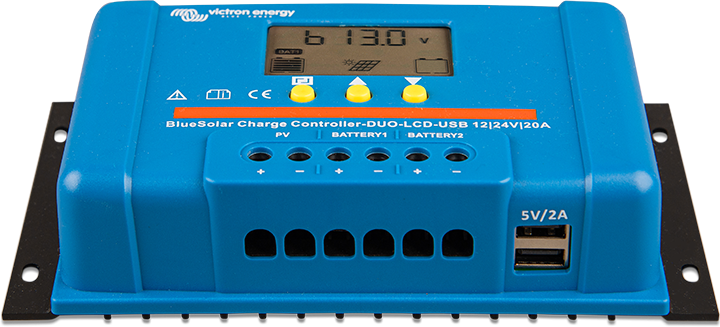 BlueSolar PWM Charge Controller (DUO) LCD&USB - Victron Energy