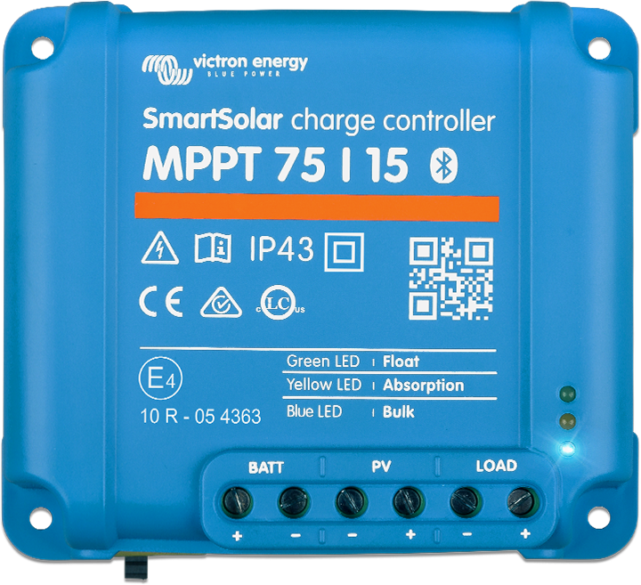 Victron Smart Solar MPPT 75/15 Charge Controller w/blue tooth NEW 5year warranty 